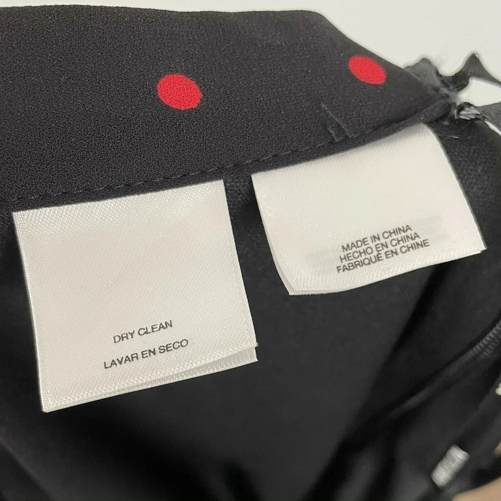 !!! Lowest Price!!! NWT Anne Klein Polka Dot Midi Faux Wrap Skirt - Picture 9 of 11